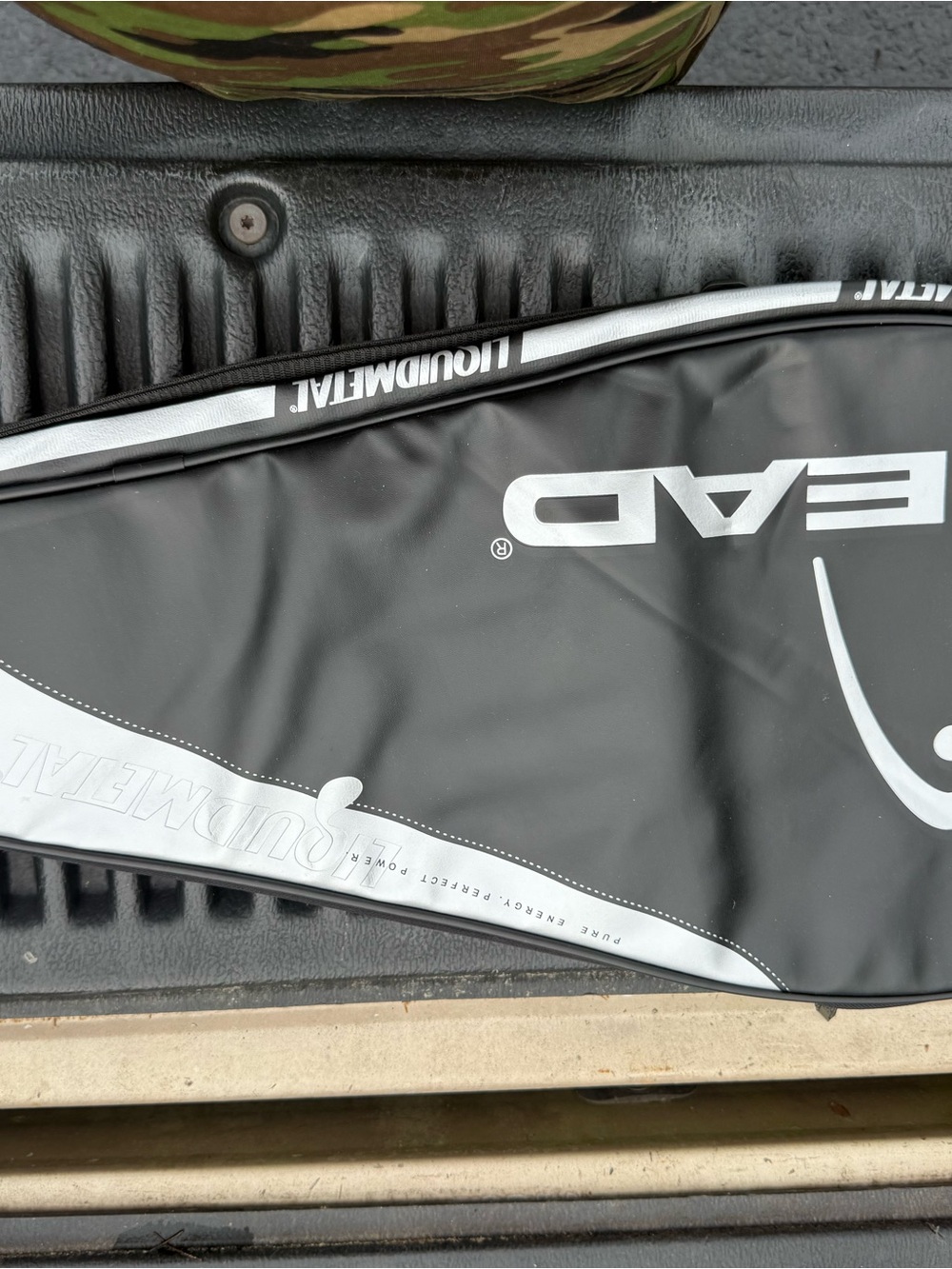 HEAD Black and White Tennis Racquet Cover